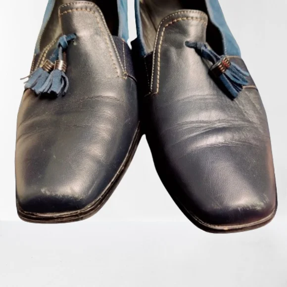 ROBERTO CAPUCCI Blue Heels Size 10 Made in Italy - Picture 16 of 17